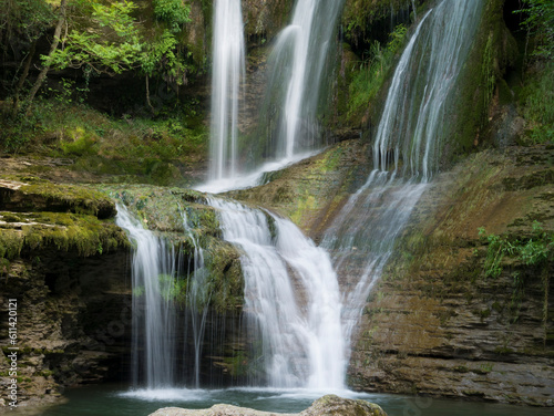 Fototapeta Naklejka Na Ścianę i Meble -  Penaladros Waterfall, Burgos, Castilla y Leon,  Spain