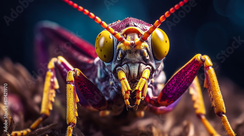 close up of a grasshopper © samarpit