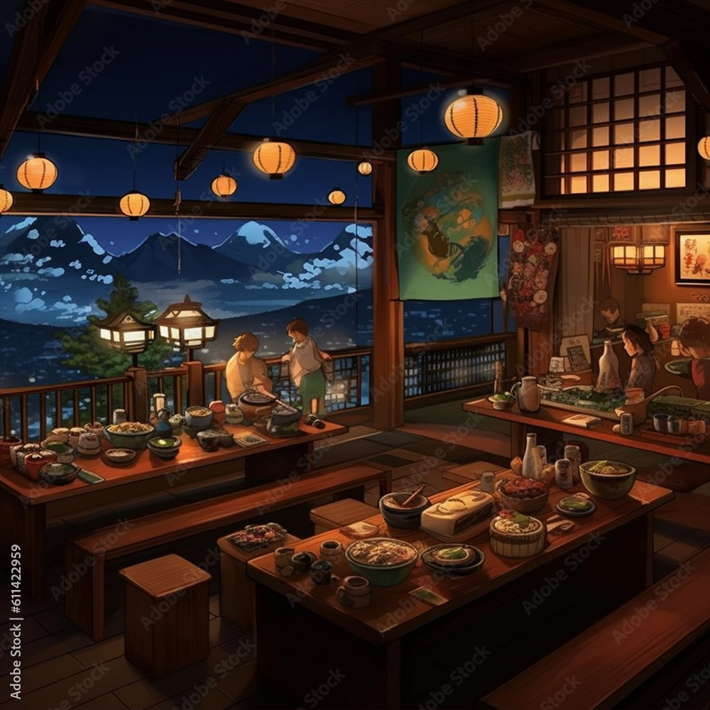 Japanese style restaurant