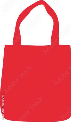 Pink Recycle Tote Bag Illustration Vector