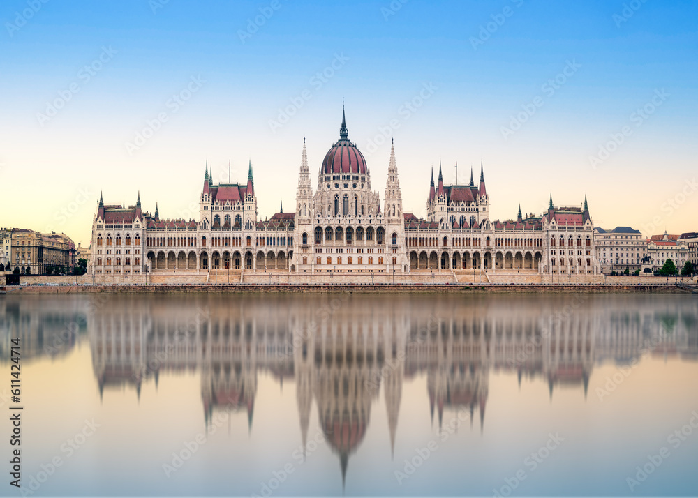 Nice Hungarian parliament building in Budapest. 