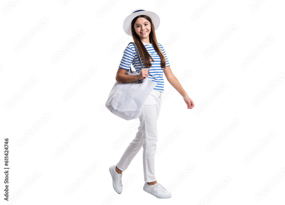 positive teen girl in marine style isolated on white. teen girl in marine style at studio. positive teen girl in marine style isolated on white. teen girl in marine style at studio.