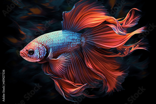 beautiful ornamental fish