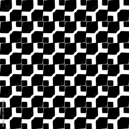 Seamless diagonal pattern. Repeat decorative design.Abstract texture for textile, fabric, wallpaper, wrapping paper. Black and white wallpaper.