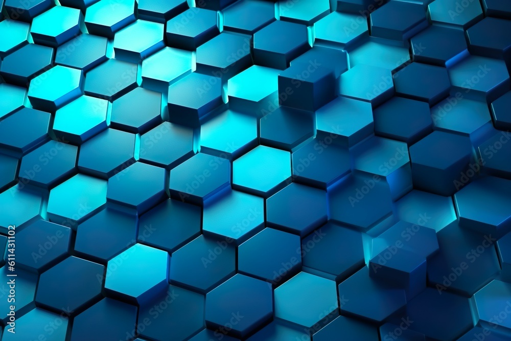 Moderne sechseckige Bienenwaben. Muster für Hintergrund (Generative AI) Moderne sechseckige Bienenwaben. Muster für Hintergrund (Generative AI)