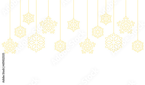 christmas snowflake vector line art eps 10