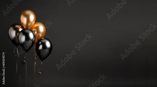A bunch of balloons with the word balloon on the bottom Generative AI