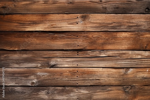 A wooden wall with a brown background and the word wood on it. Generative AI