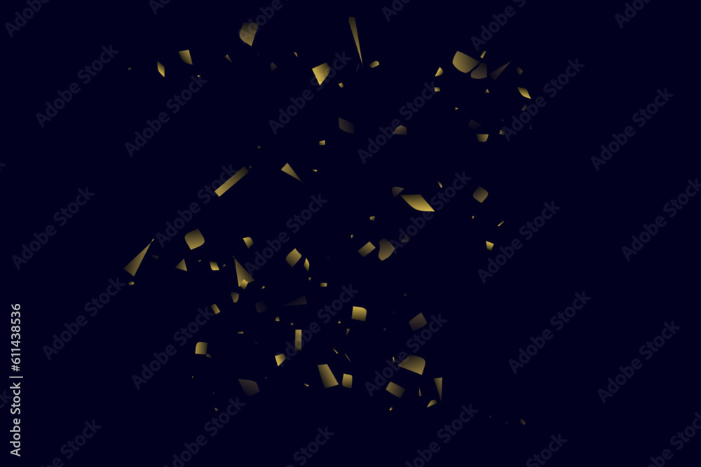 Abstract golden confetti. Decorative element. Luxury background for your design. Abstract golden confetti. Decorative element. Luxury background for your design.