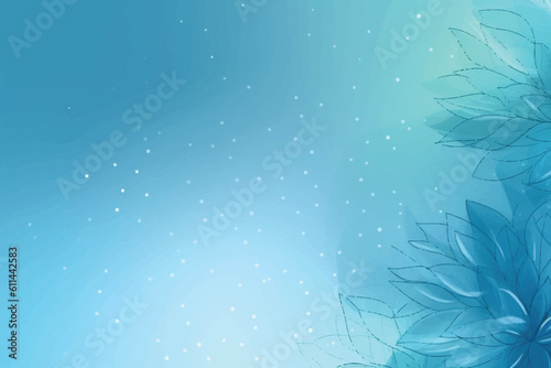 Abstract blue color blurry watercolor background design