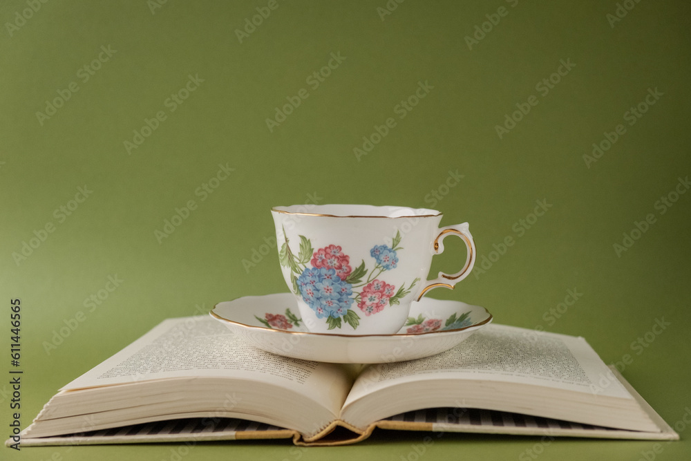 Teacup on book
Teacup on book