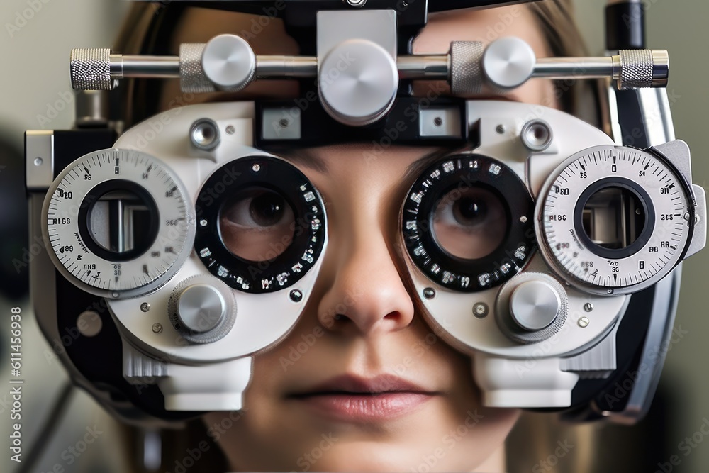 Moderm computerized eye examination. Generative AI Moderm computerized eye examination. Generative AI