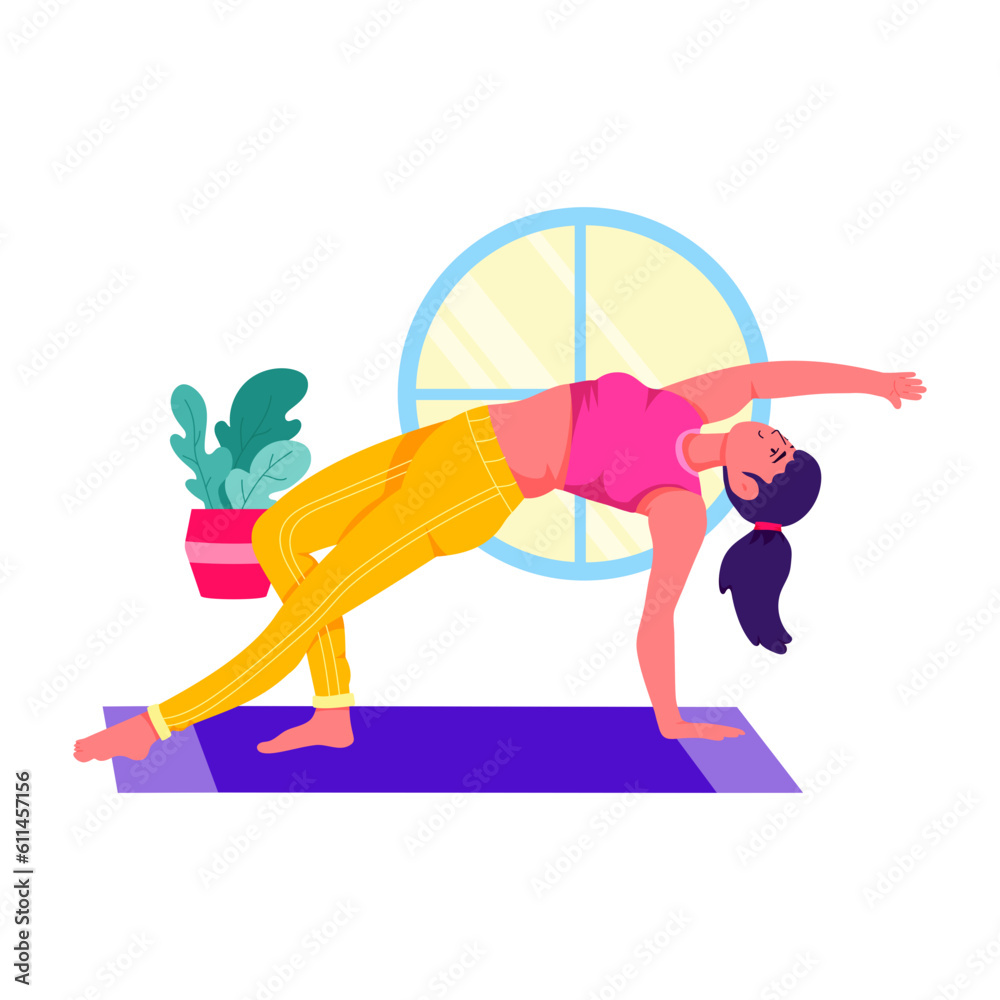Fototapeta premium Stretching Sideward