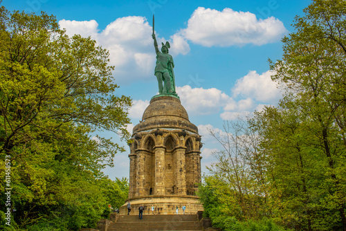 Statue of Hermann Teutoburg Forest (Teutoburger Wald) Detmold North Rhine-Westphalia Germany photo
