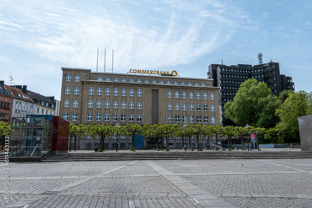 Dortmund, Germany, May 29, 2023. Commerzbank AG Subsidiary Hansaplatz