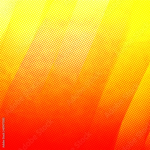 Yellow and red gradient square background, Usable for social media, story, banner, poster, Advertisement, events, party, celebration, and various design works
