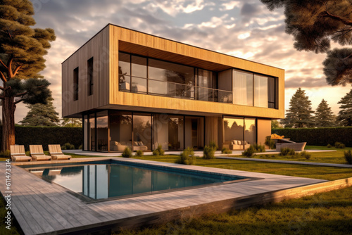 Modern Cozy House with Pool and Parking.. © artchvit