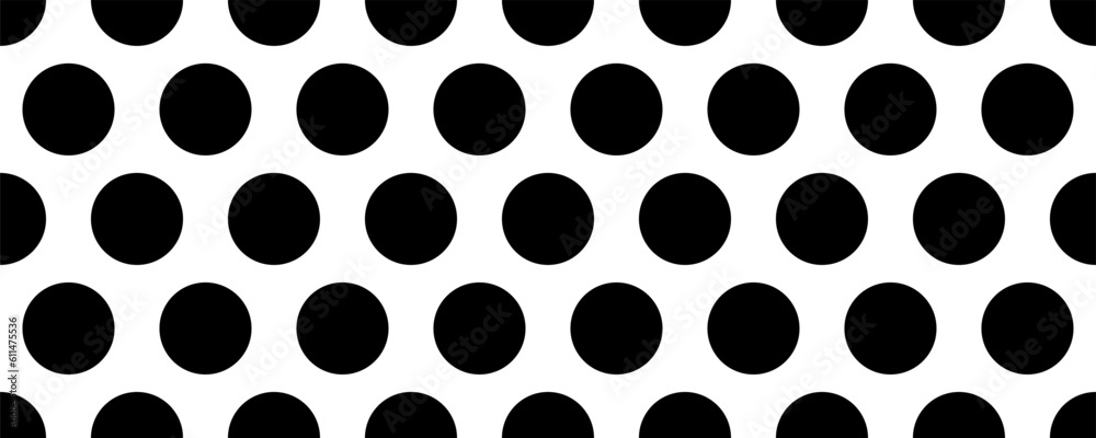 Black Dots polka seamless pattern Black Dots polka seamless pattern