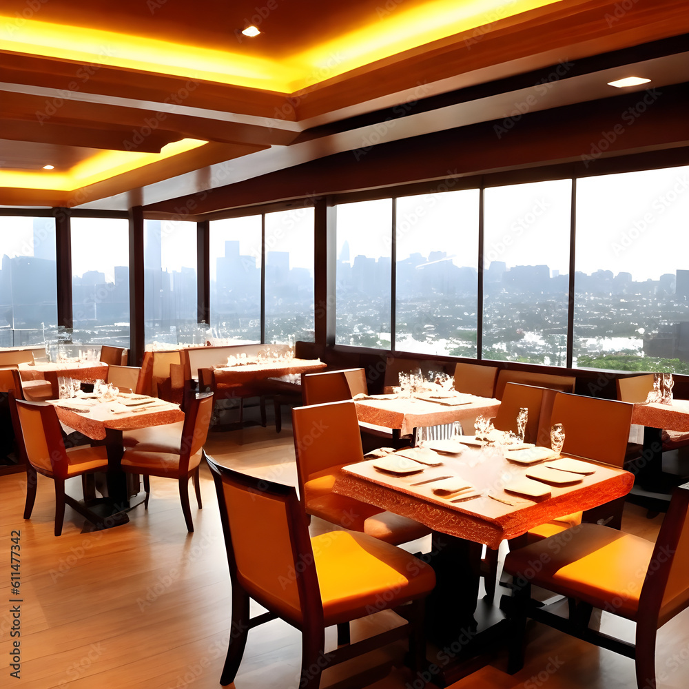 Fototapeta premium Interior of a restaurant