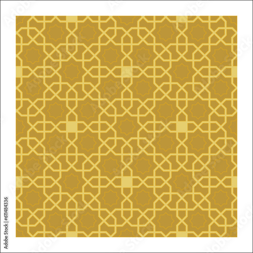 Pattern Star motifs, which were widely used in the Ottoman and Seljuk periods. Sacred geometry, star mandala, vector illustration. 