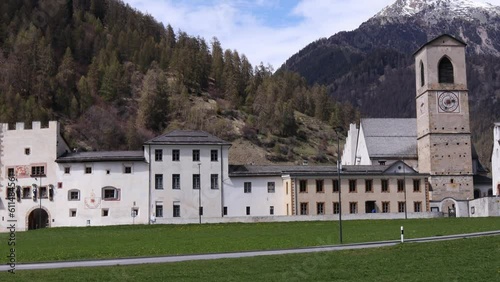 Monastery of St. Johann in muestair switzerland 4k 30fps video photo