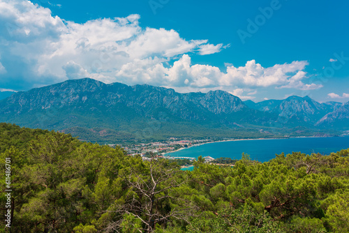 Beautiful view on coast near Kemer, Antalya, Turkey Kemer, Antalya, Mediterranean region, Turkey, Lycia.