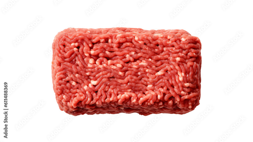 photo of minced meat top view isolated against transparent background photo of minced meat top view isolated against transparent background