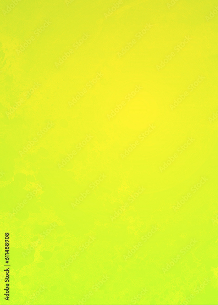 Plain yellow color gradient design vertical background