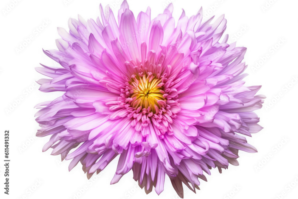 Aster Flower Tropical Garden Nature on White background, HD