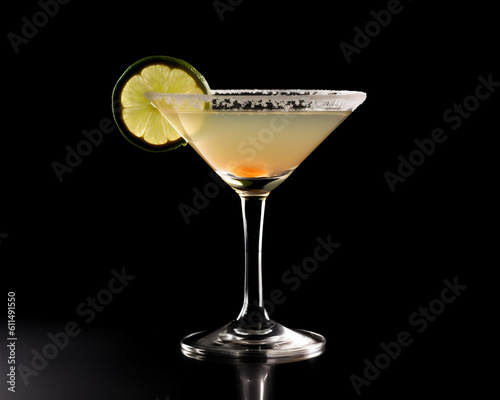 Photo of Refreshing Cocktail Margarita. Summer drinks Photography.