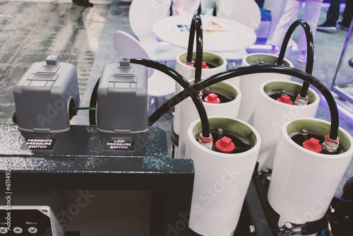 Reverse osmosis system with modular system.