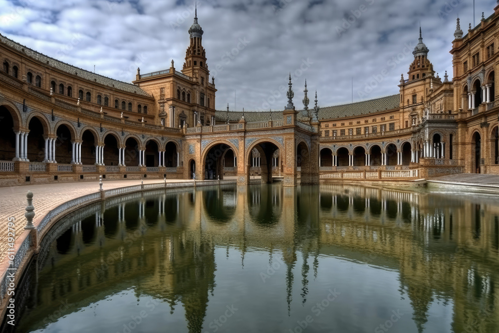Las Setas de Sevilla - Seville, Andalusia, Spain. Generative AI
