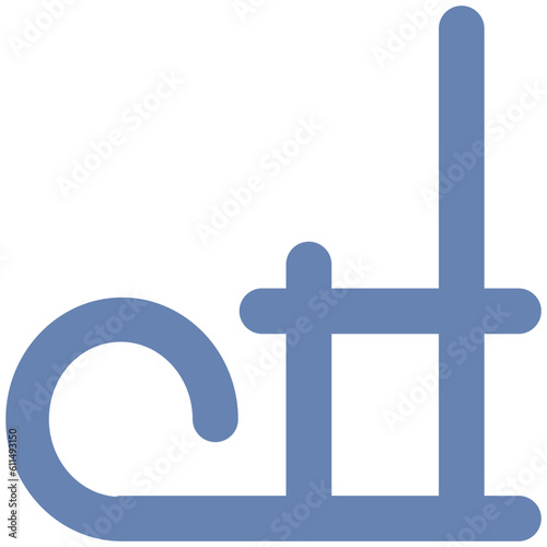 A well-designed icon of gymnastic rings 
