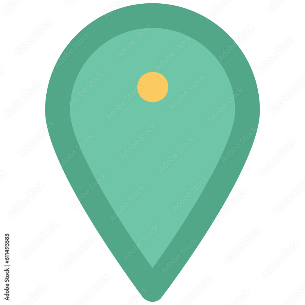 A well-designed icon of map pin A well-designed icon of map pin