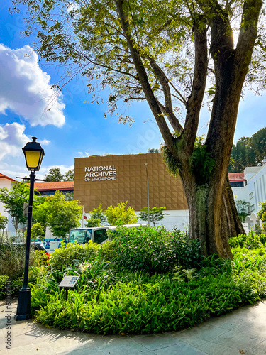 Photography National archive of Singapore. Main building