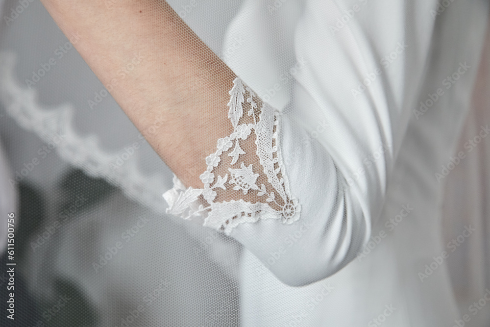  bendición, brazo, codo, antebrazo, seda, tul, tela, vestido, celebración, bordado