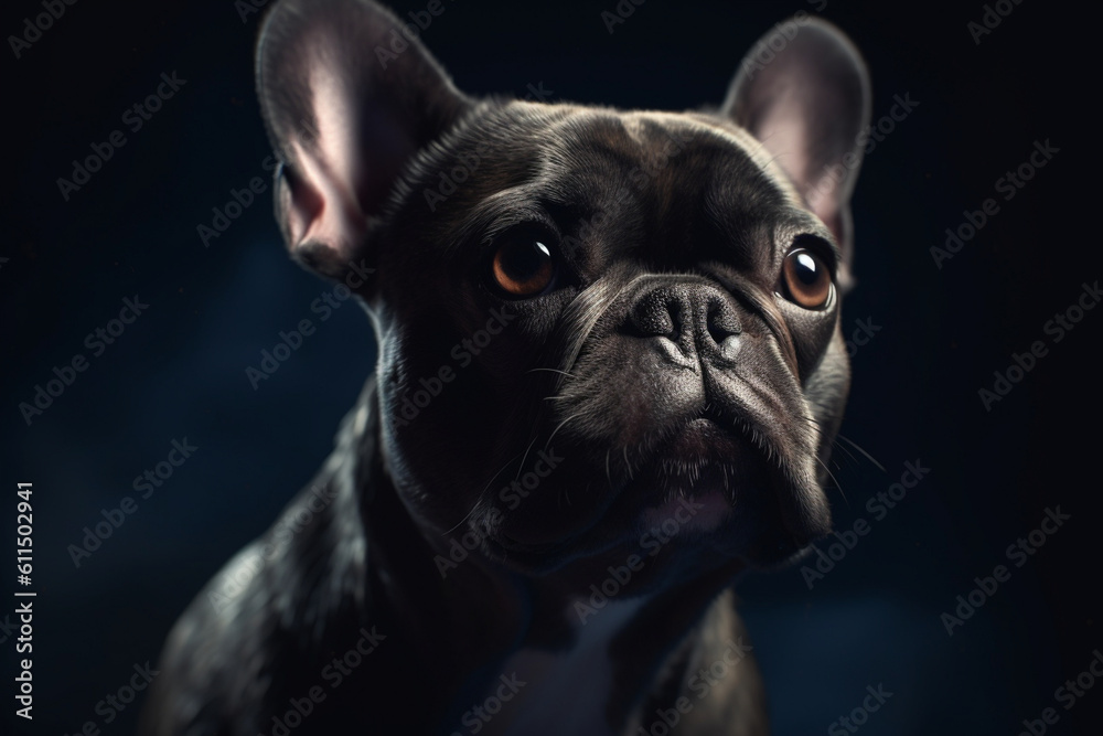 french bulldog portrait
created using generative AI tools