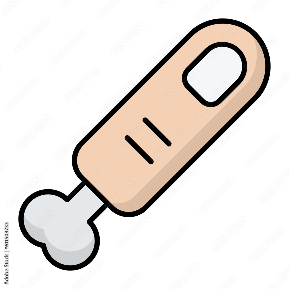 Finger Line Color Icon