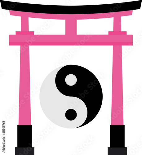 Ninja Japanese Temple Yin Yang