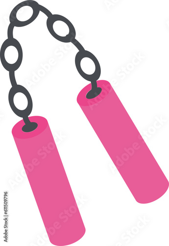 Ninja Nunchucks Pink