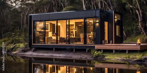 Tiny house with amazing des...