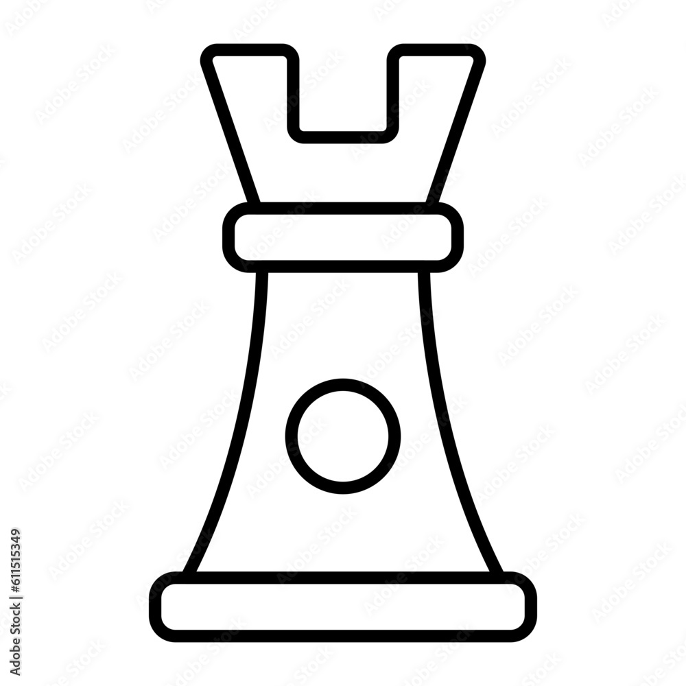Strategy Thin Line Icon Strategy Thin Line Icon