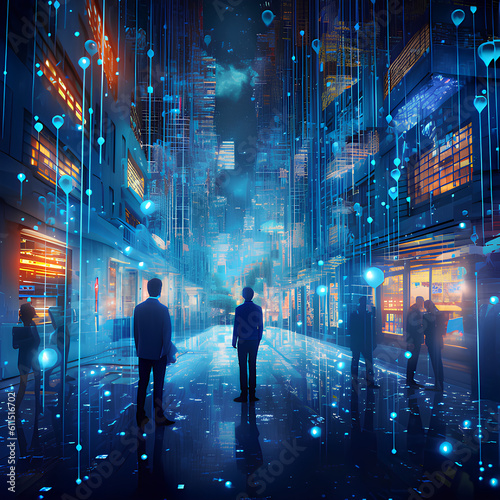 Data Symphony: A Futuristic Journey Through the Immersive Cyber Matrix