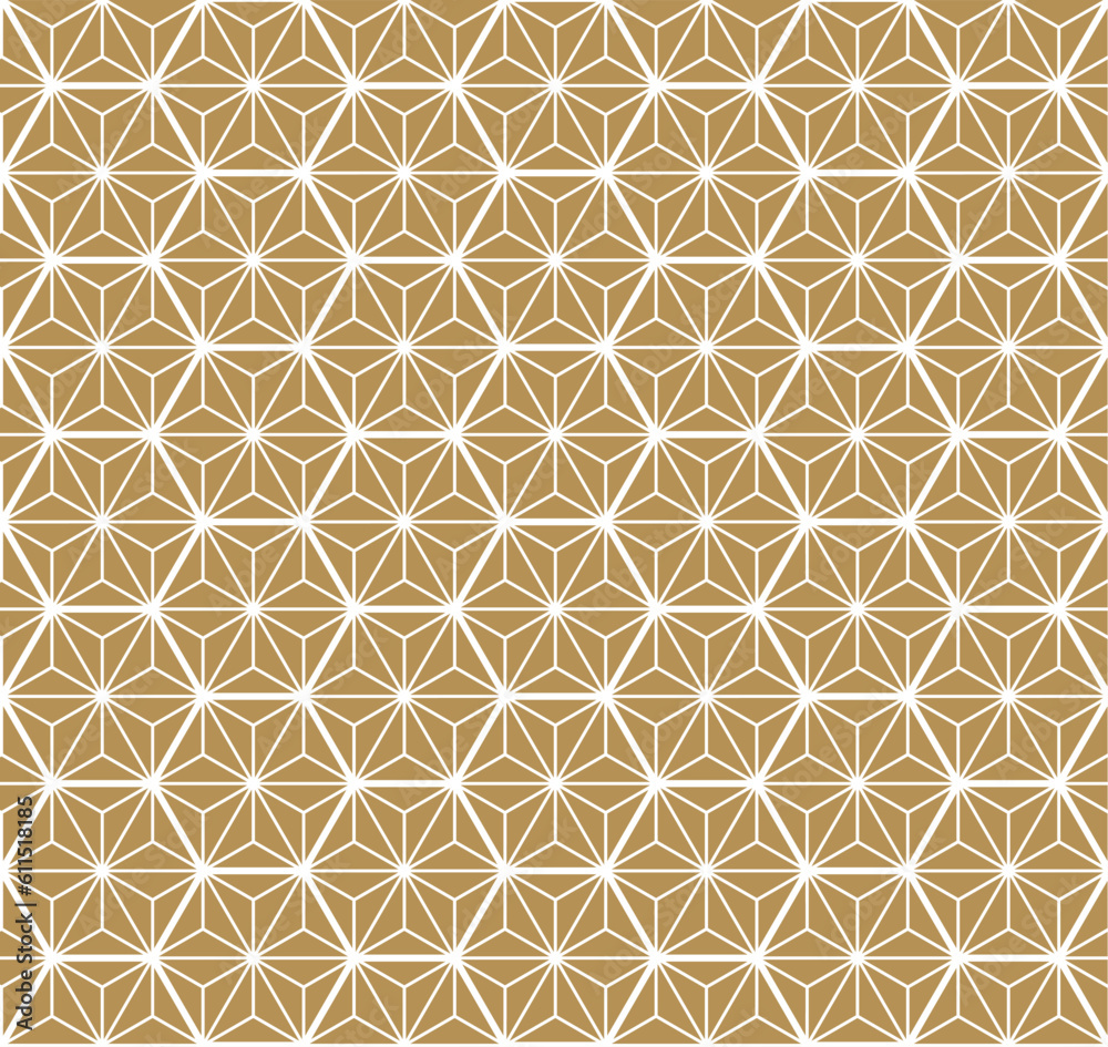seamless pattern with hexagon shapes in Japanese style seamless pattern with hexagon shapes in Japanese style