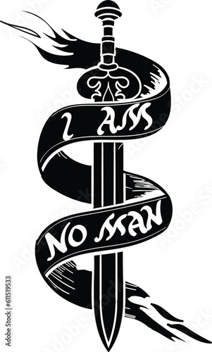 i am no man - Rings Lord - Middle earth , One Ring , Master Ring 