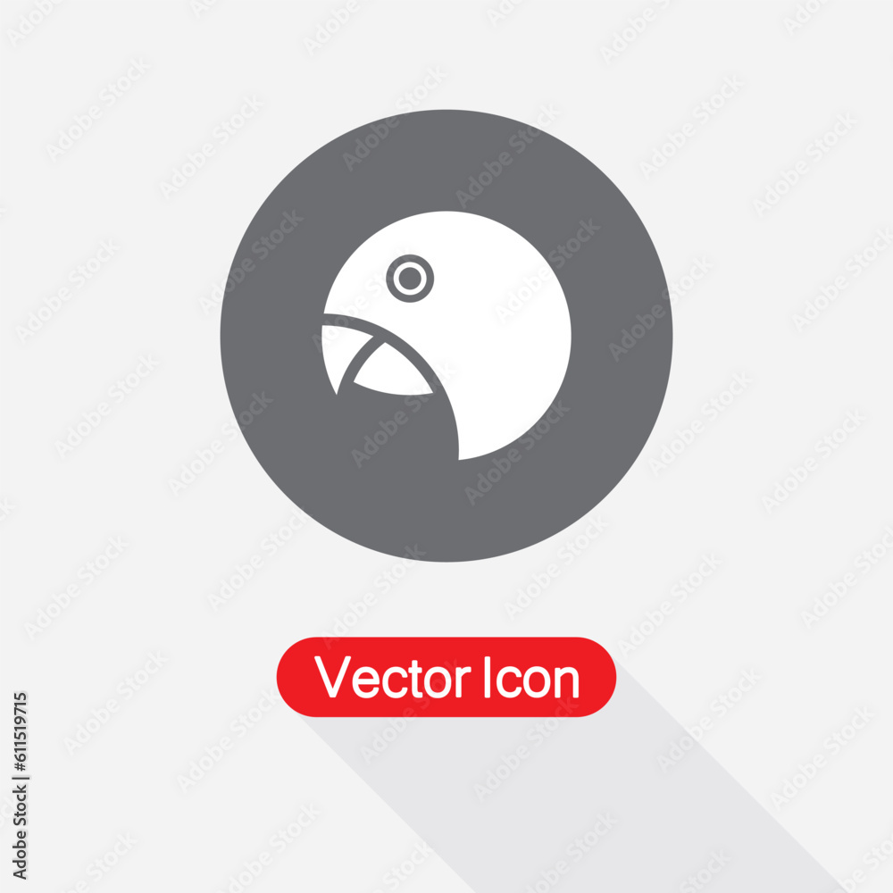 Parrot Icon Vector Illustration Esp10 Parrot Icon Vector Illustration Esp10