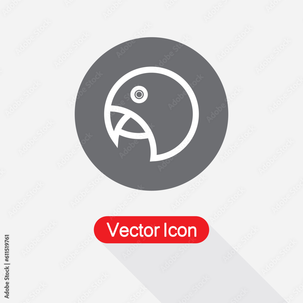 Parrot Icon Vector Illustration Esp10 Parrot Icon Vector Illustration Esp10