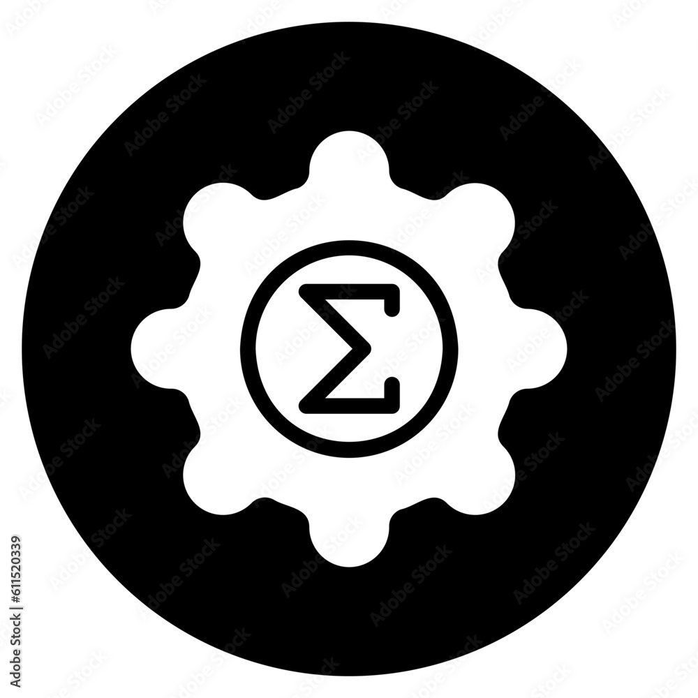 gear glyph icon