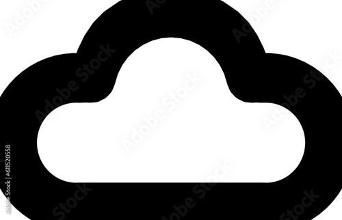 Weather Cloud Related Simple Vector Line Icon. Editable stroke 48 pixels