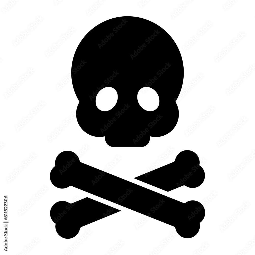 Danger Glyph Icon Danger Glyph Icon